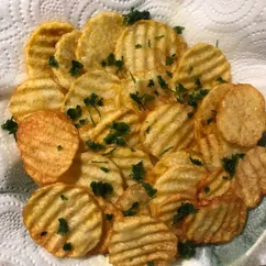 #Домашние чипсы из домашней картошки🥔👌