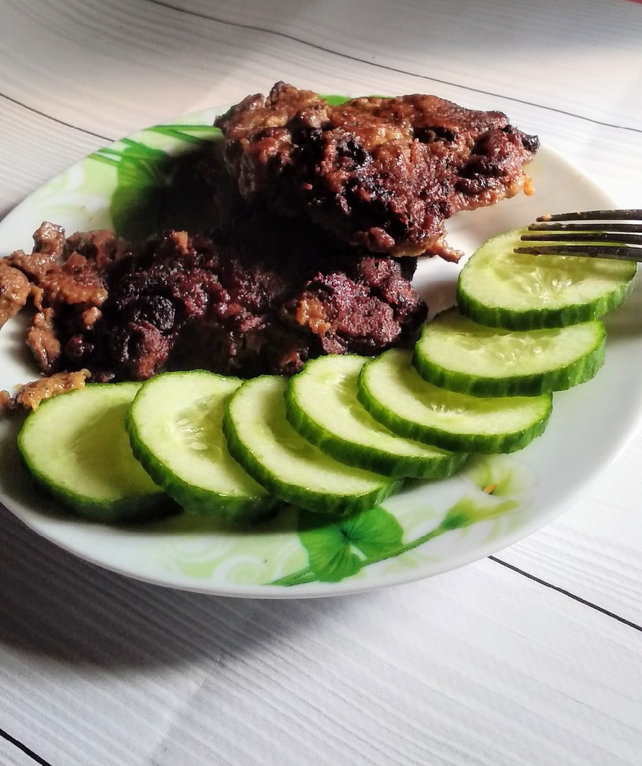 Печёночные рубленые котлетки