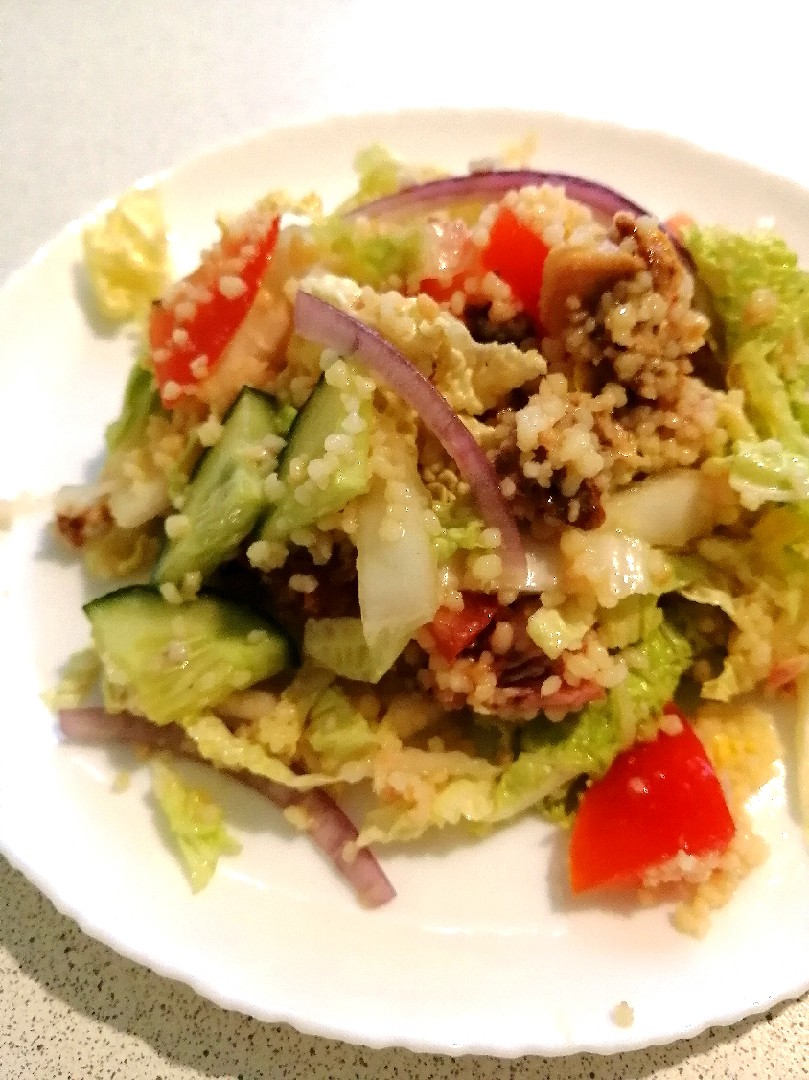Салат с кускусом