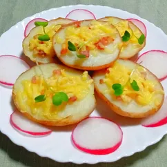 😋Крошка - картошка с салом и сыром