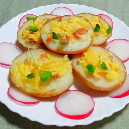 😋Крошка - картошка с салом и сыром