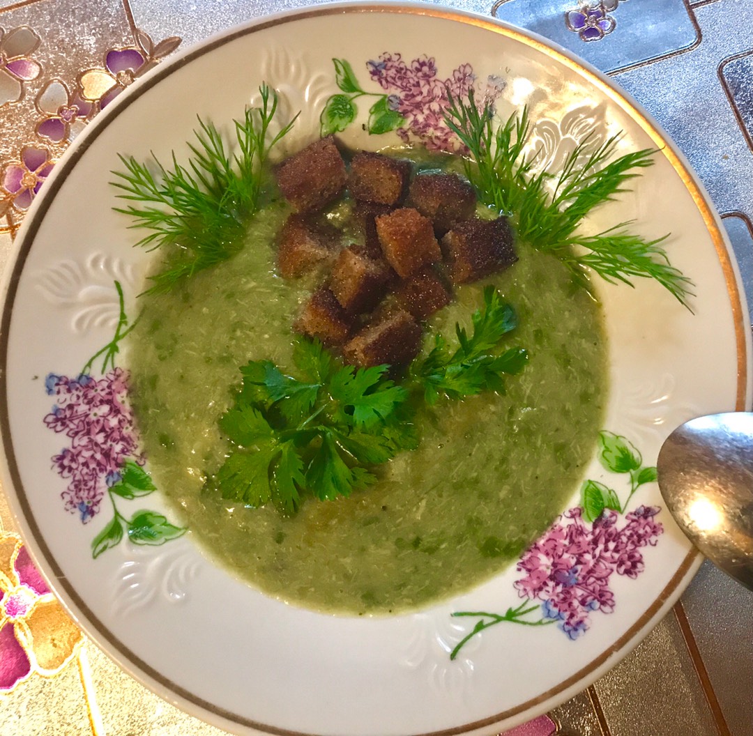 Рецепт дня: зеленый суп