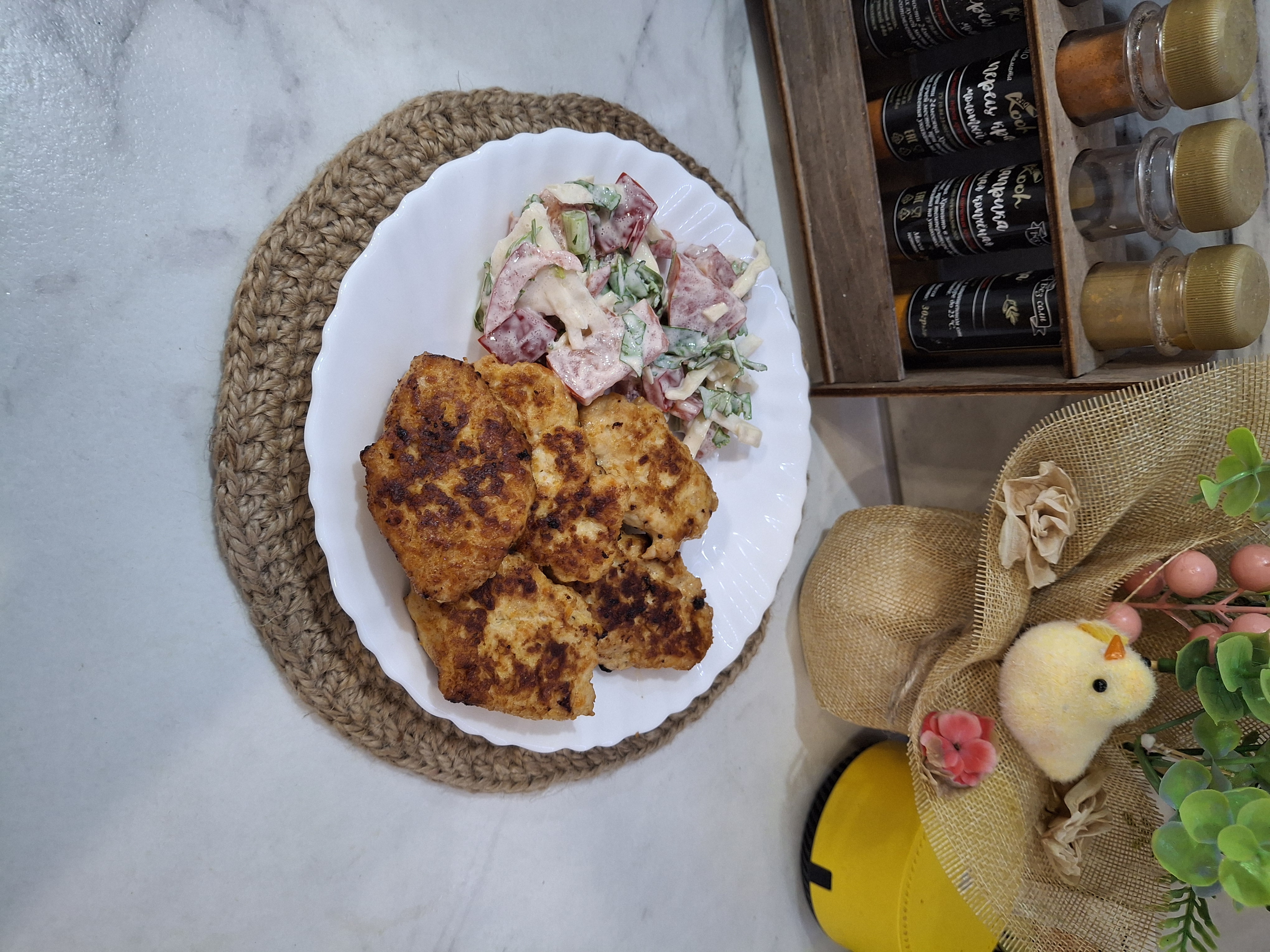 Котлеты куриные с морковью