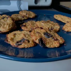 Овсяные печеньки с яблоком и бананом