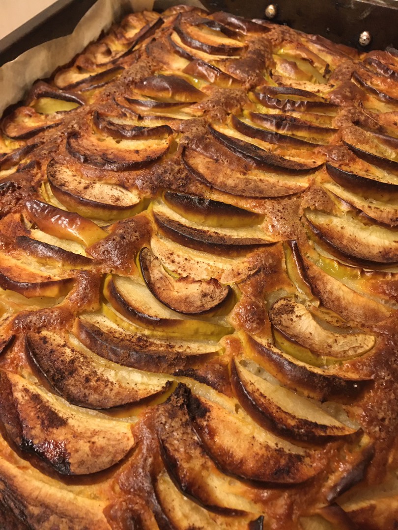 Пирог с яблоками и брусникой пошаговый рецепт с фото