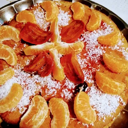 Пирог с мандаринами 'Новогодний'