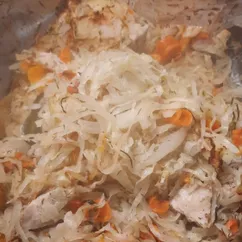 Капуста с мясом в рукаве