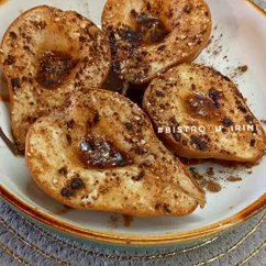 Печёные груши с мёдом