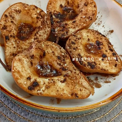 Печёные груши с мёдом