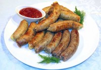 Колбаски со стручковым перцем