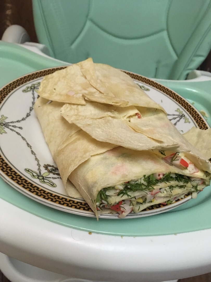 Рулет из лаваша