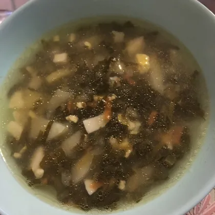 Суп с щавелем