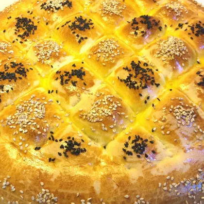 Молочный хлеб Naan Sheermal. Персидская мягкая лепешка на рамазан