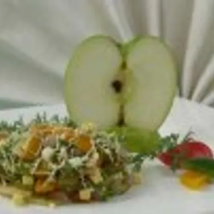 Салат с сельдью и овощами (2)