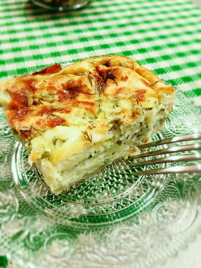 Супер простой и вкусный пирог-запеканка из лаваша