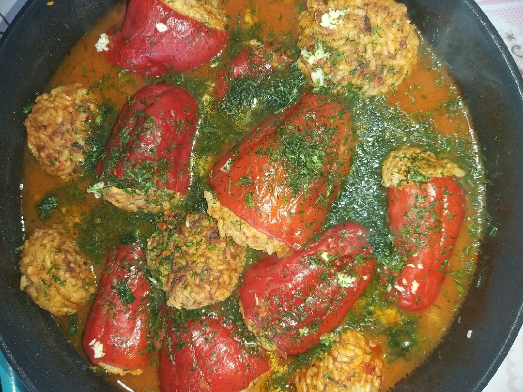 Перец с мясом