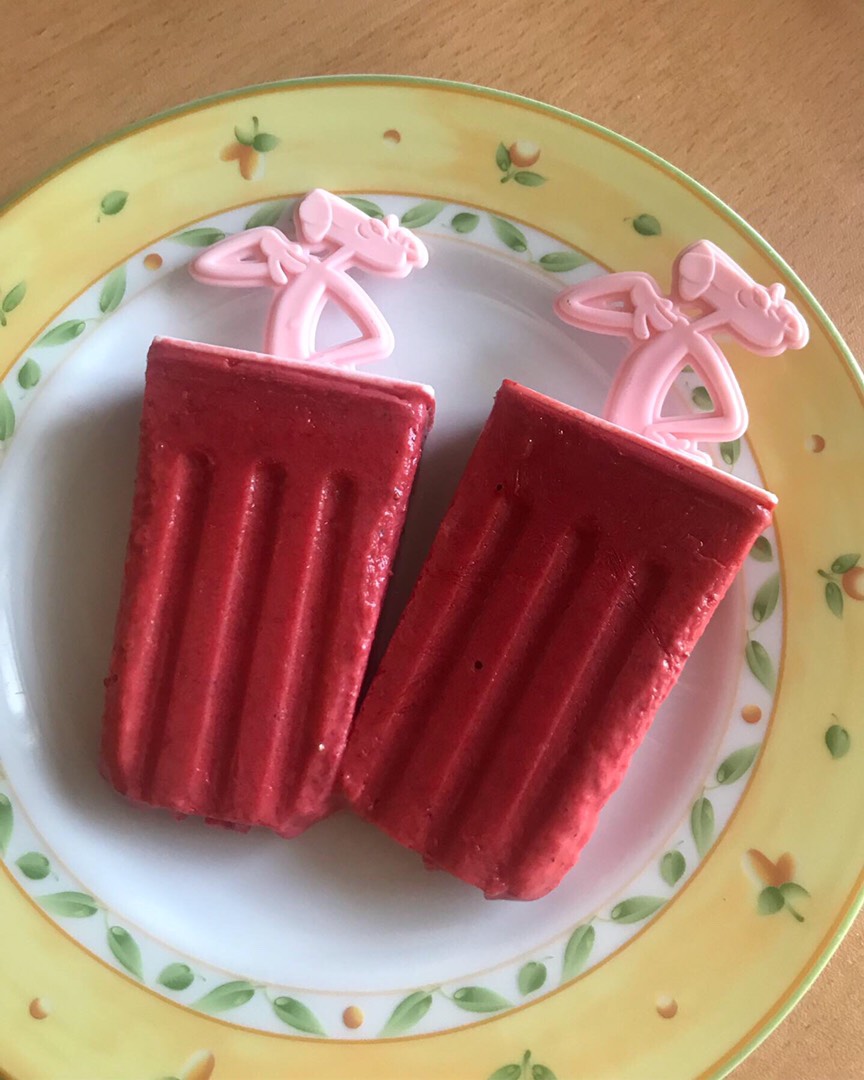 ПП мороженое с клубникой 🍓