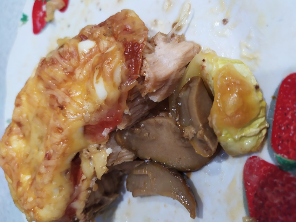 Кета под сырной корочкой