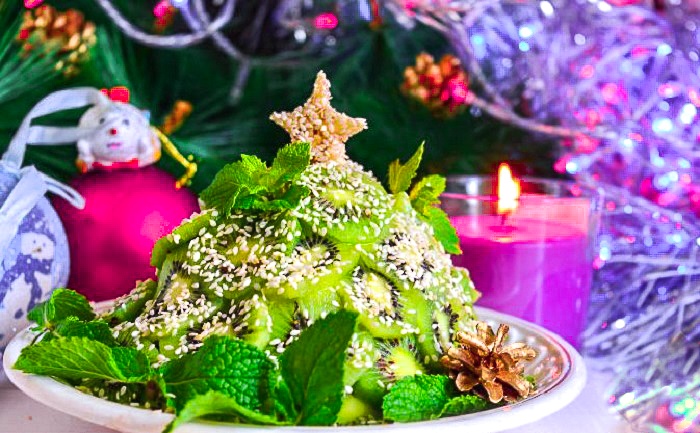Новогодние рецепты! Фруктовый салат в ананасе