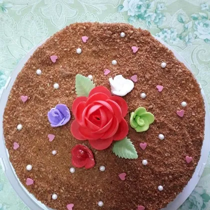 Медовик торт 'С днём рождения !!!'