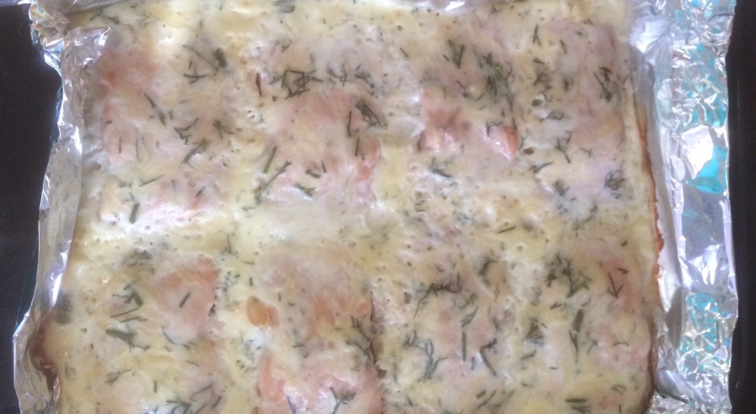 Горбуша под соусом