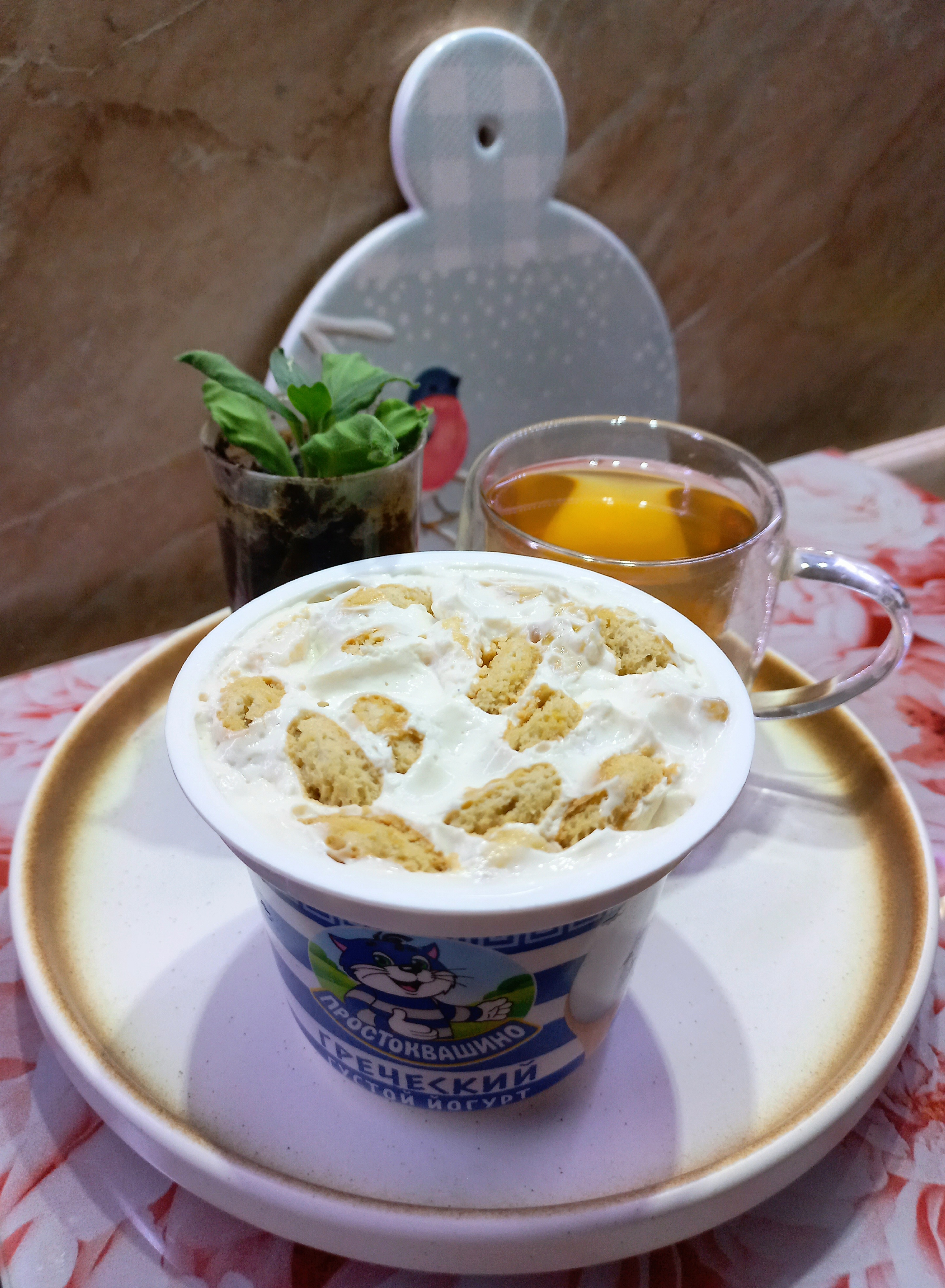 ПП десерт с бананом  - японский ПП чизкейк