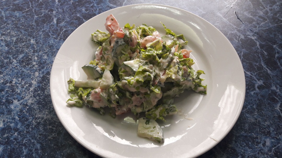 Теплый салат с языком и сыром фета — рецепты | Дзен