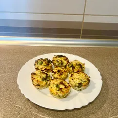 Котлетки из куриной грудки, с овощами и творогом