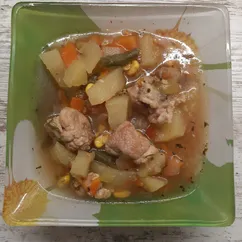 Рагу овощное с мясом