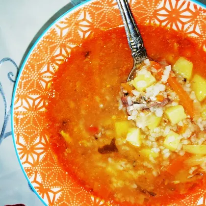 Суп из кильки с рисом
