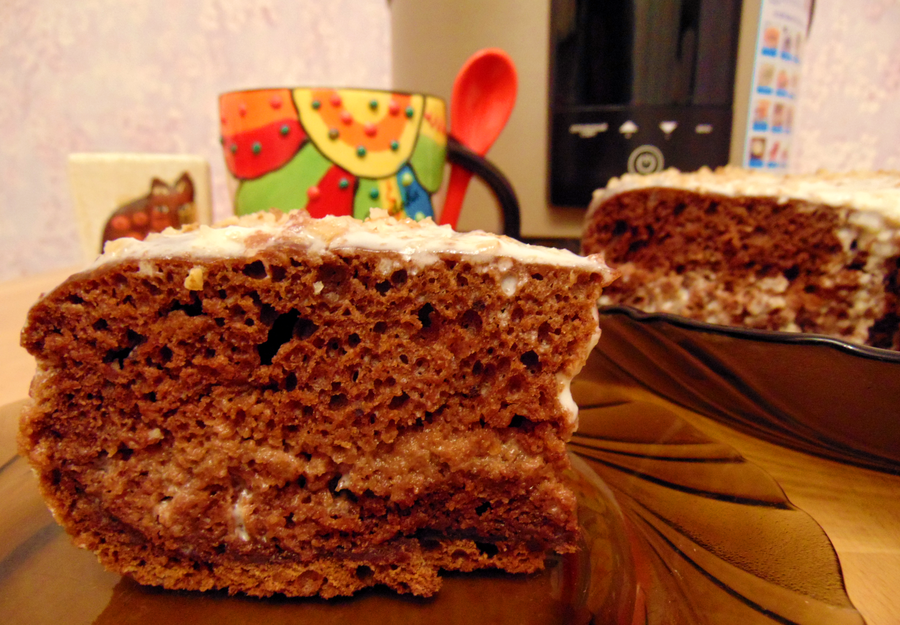 Шоколадный торт в мультиварке: простой рецепт | Мультиповарёнок