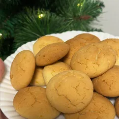 Апельсиновое печенье с трещинками 