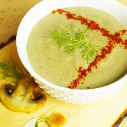 Крем-суп из шапиньонов. Очень вкусно и очень просто!