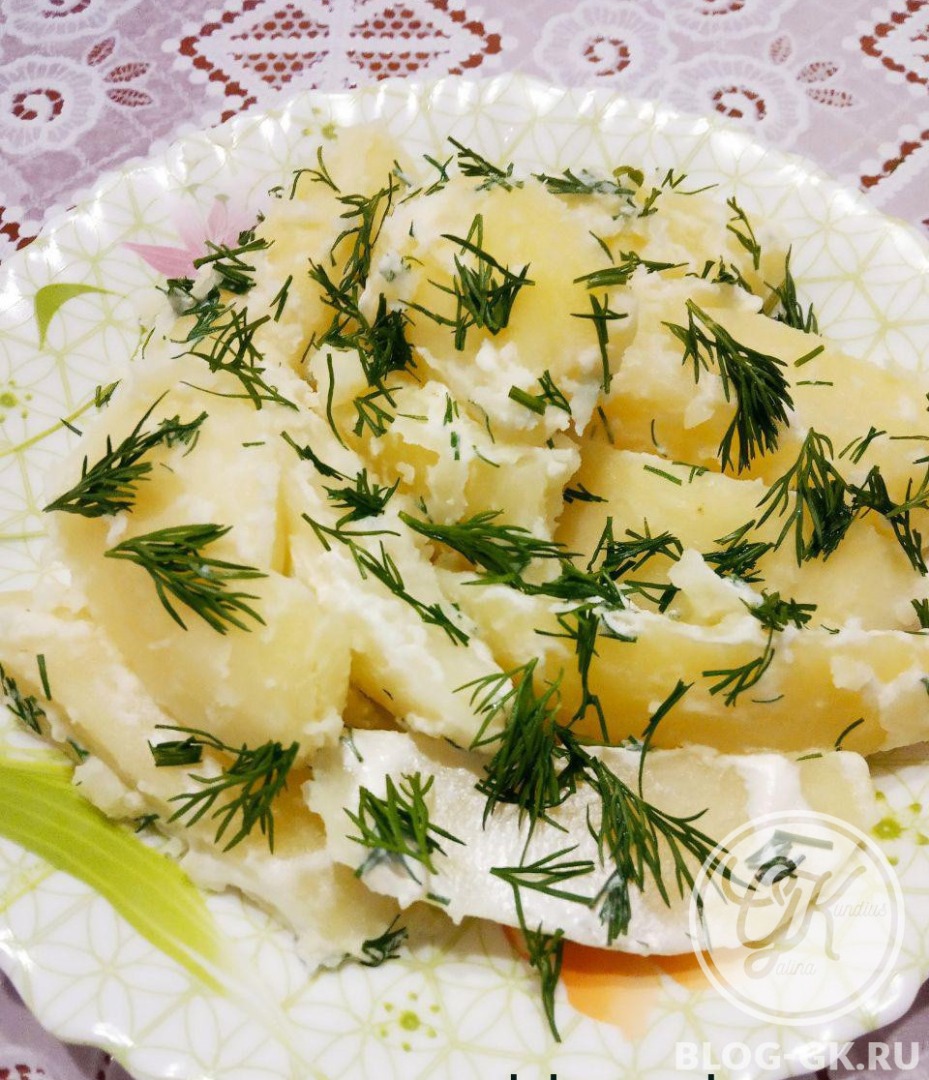 Картофель в сливках