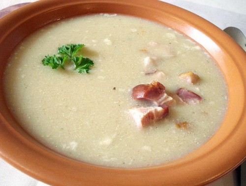 Жур с копченой грудинкой