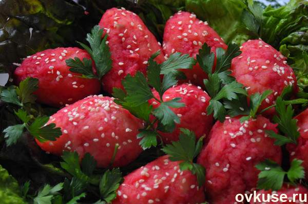 Закуская "Зимняя клубника"