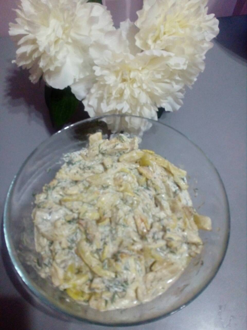 Салат-закуска "Пикантный кабачок"