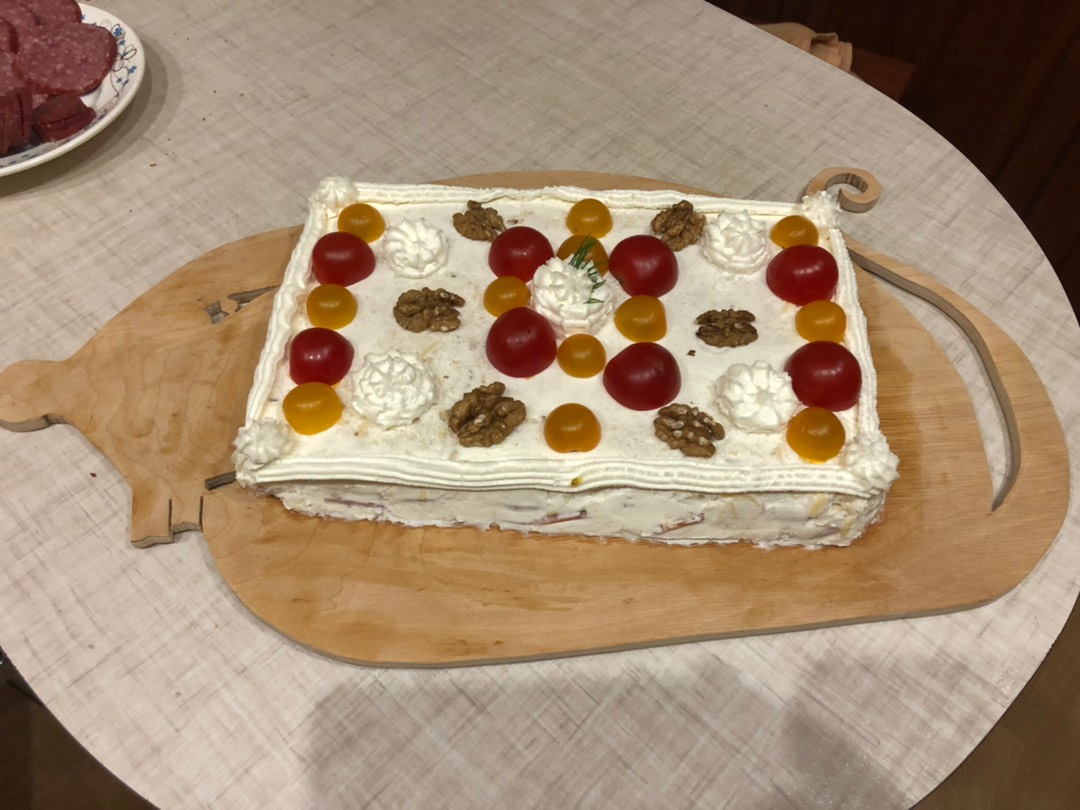 Торт с творожным сыром