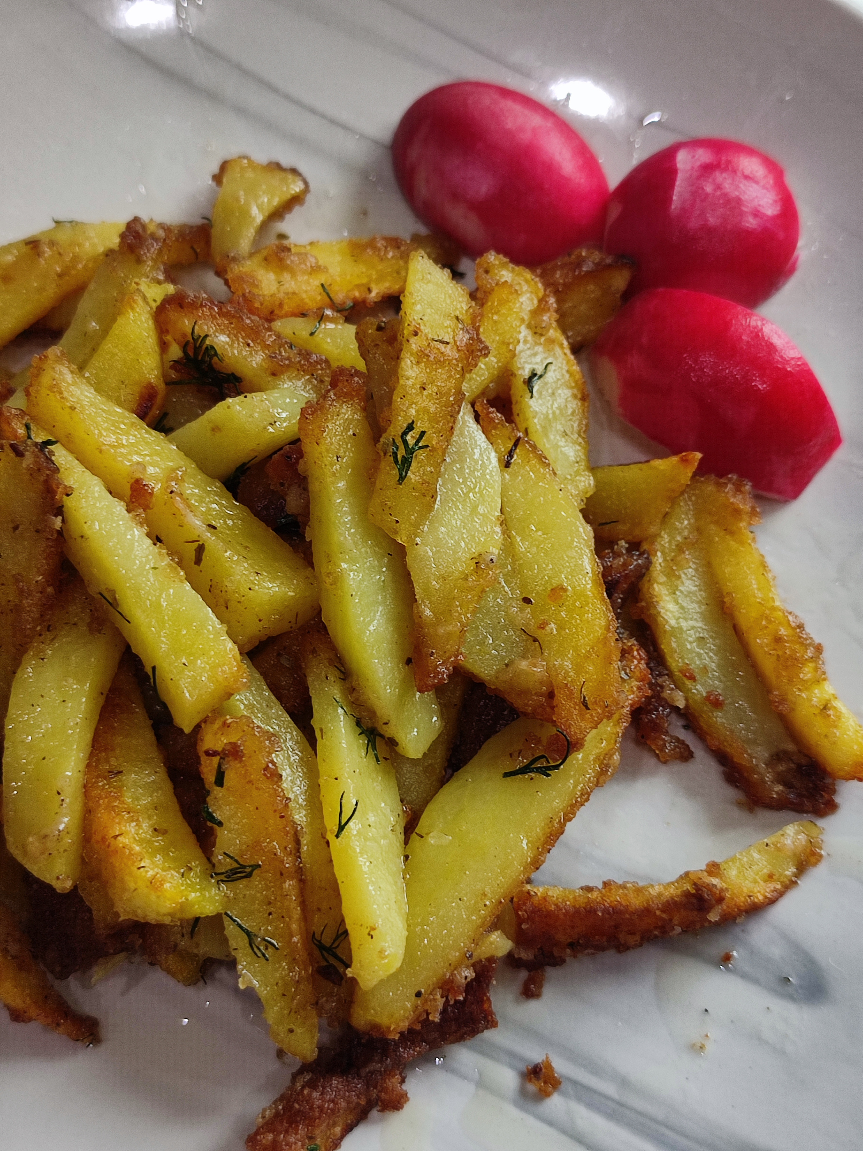 Жареная хрустящая картошечка