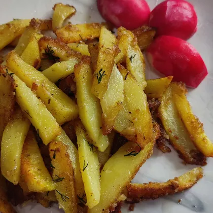 Жареная хрустящая картошечка