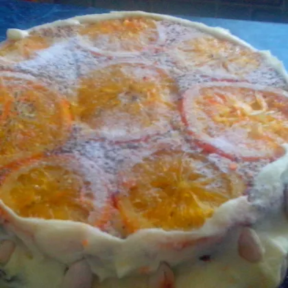 Апельсиново - маковый торт