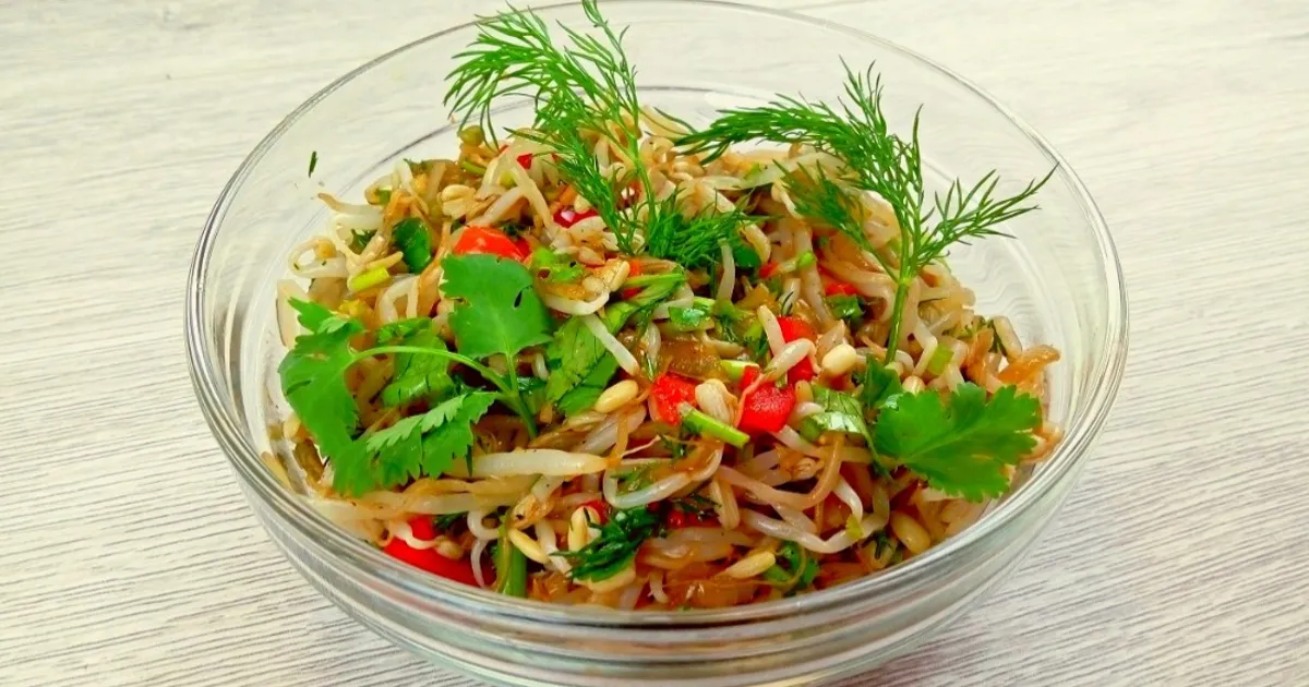 Салат из ростков маша - рецепт автора Кухня без правил