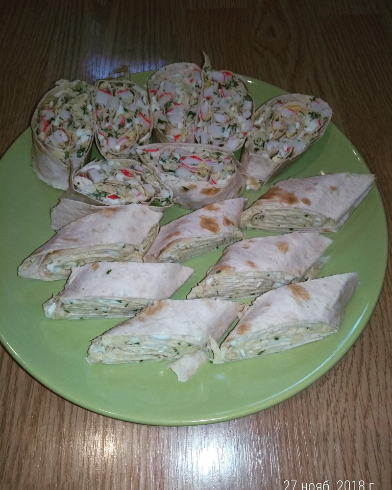 Рулет из лаваша