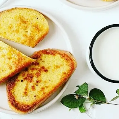 Гренки на молоке