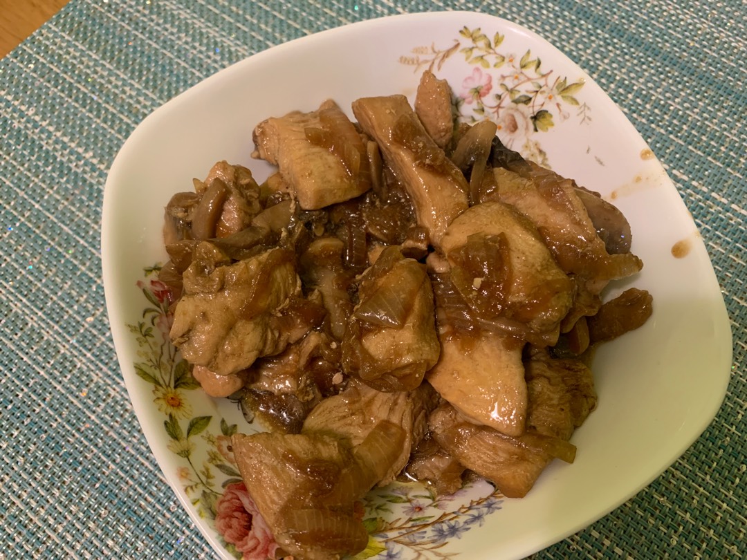 Куриные слайсы с грибами (к этому блюду подойдёт любой гарнир)