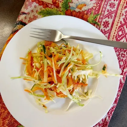 Салат из белокочанной капусты с морковкой по-корейски 🥗