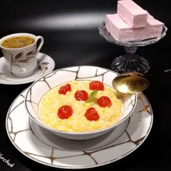 Пшенная молочная каша с тыквой