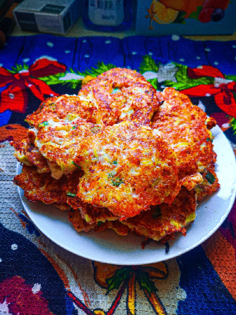 Кабачковые оладушки 🤤