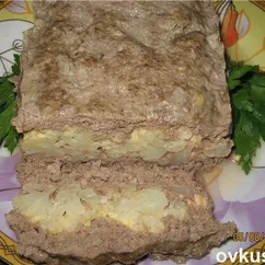 Запеканка мясная с цветной капустой