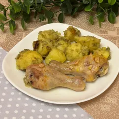 Ароматная картошка к курочке